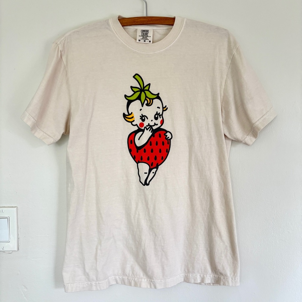 Cute Kewpie Doll Comfort Color Graphic T-shirt sz Med